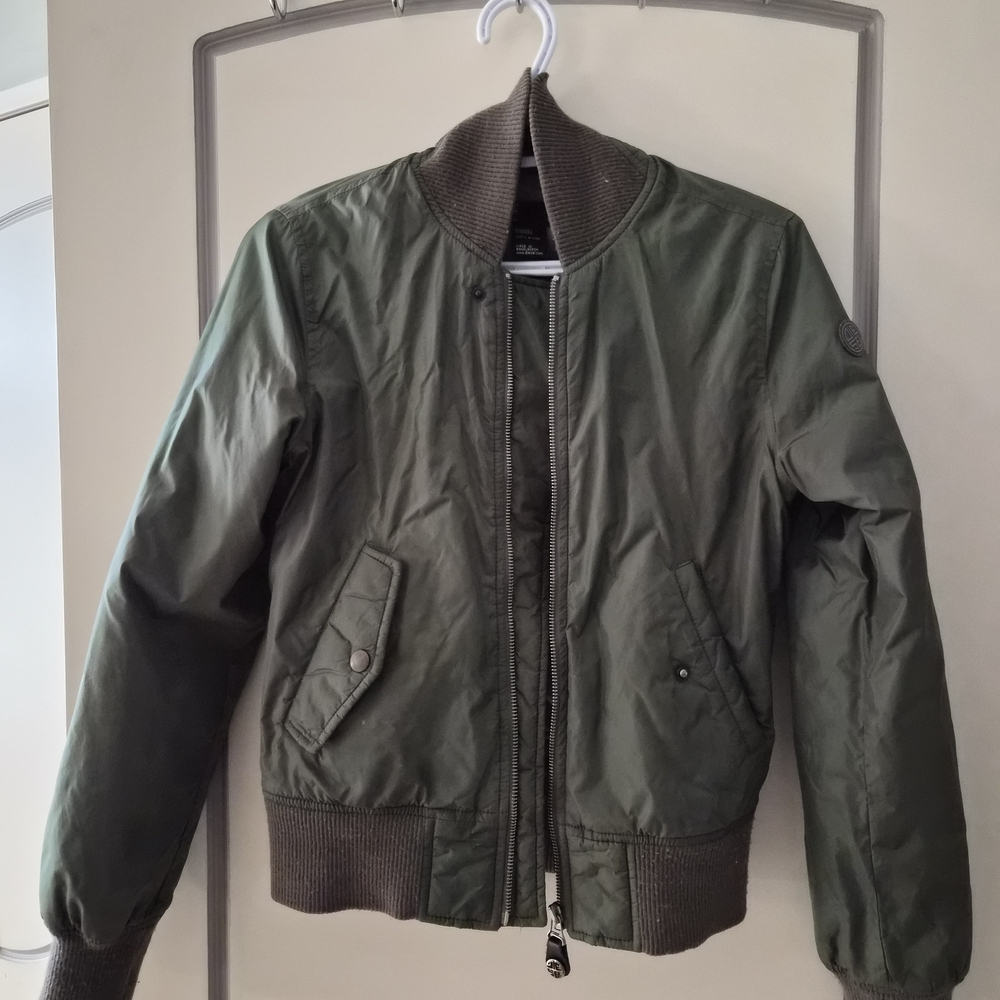 Diesel Olive Green Bomber Jacket